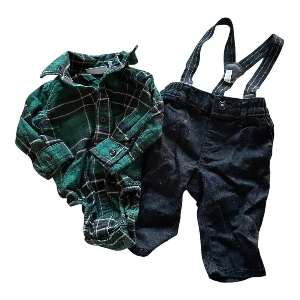 Baby Boy Clothing Bundle Size 0-3 Months Newborn Pants Sack Outfits Overalls - Picture 4 of 7